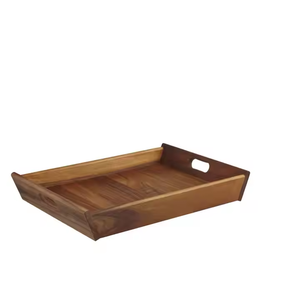 Venta caliente bandeja de madera para servir comida rápida plato cocina Hollowware servir bandejas de exhibición de madera buena calidad por decoración IMPEX - Product Image 1