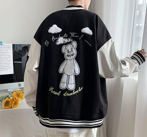 OEM Manufacturer High Quality Men's College Varsity <b>Jacket</b> <b>Thin</b> Winter <b>Waterproof</b> Windproof Breathable Customizable Stand Collar - Product Image 4