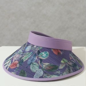 Sombrero de Sol con Diadema Abierta y Estampado Floral, Transpirable, a la Moda para Primavera/Verano, para Playa y Protección Solar - Product Image 3