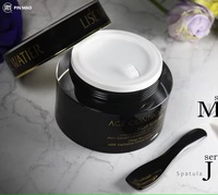 Série MU - Pots à crème écologiques - Capacités de 6 ml/120 ml - Plastique acrylique PMMA - Soins de la peau - Lotion - Crème pour les yeux - Masque facial - Cosmétiques