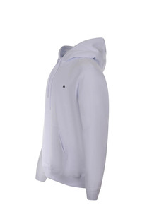 Sudadera con capucha polar de color sólido a la moda unisex, textura suave con cordón ajustable, ropa de moda, técnicas lavadas, ajuste Regular - Product Image 3