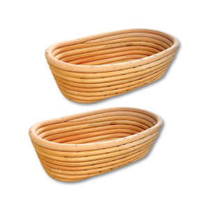 ตะกร้าขนมปังหวายทำมือจากโรงงานเวียดนามสำหรับขนมปังช่างฝีมือคุณภาพสูง - Product Image 1