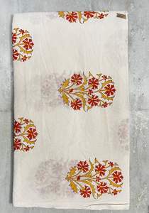 Bloque de mano indio impreso 100% tela de algodón hecha a mano ecológica tradicional transpirable bloque hecho a mano tela de algodón con estampado - Product Image 4