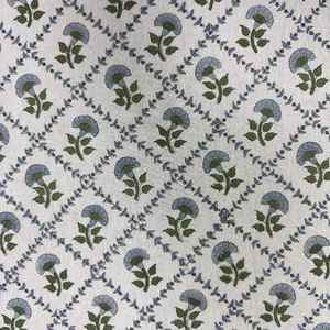 Elegante mogol acero azul hecho a mano algodón mantel indio tradicional Floral banquete Hotel comedor cubierta acero azul mano bloque - Product Image 2