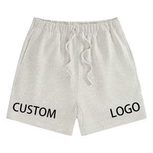 Shorts d'entraînement en coton éponge Shorts d'été personnalisés pour hommes Plus Size Fleece Jogging Gym Shorts - Product Image 1