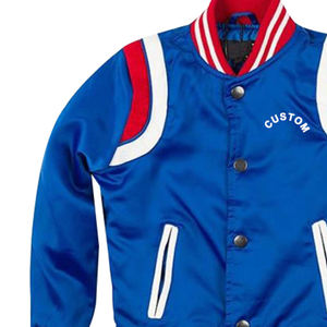 Chaquetas universitarias de lana personalizables al por mayor para hombre chaqueta de béisbol universitaria con logotipo de temporada de invierno para hombre - Product Image 4