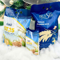 [NOUVELLE CULTURE] QUALITÉ SUPÉRIEURE ST25 TEXTURE STICKY DE RIZ VIETNAMIEN À GRAIN LONG AVEC UN DÉLICIEUX ARÔME DE FEUILLE DE PANDAN 5KG 10KG 25KG 50KG