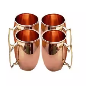 ชุดแก้วเบียร์ทองแดงสินค้ามาใหม่ชุดของขวัญถ้วยเบียร์ถ้วยทองแดงแบบโบราณแก้วมอสโกมิวล์สำหรับเบียร์ - Product Image 6