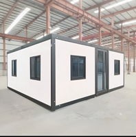 Résidence mobile préfabriquée haut de gamme de 20 pieds avec trois chambres, isolation thermique et intérieur contemporain pour parc de vacances