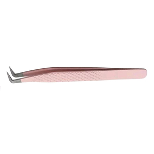 Nuevo volumen, bota de 90 grados, pinzas clásicas para extensión de pestañas, modelo aplicador de Material de acero inoxidable recubierto de oro rosa plateado - Product Image 5