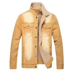 Veste en jean 100% coton Patchwork de haute qualité pour hommes veste en jean coupe-vent Streetwear pour hommes - Product Image 1