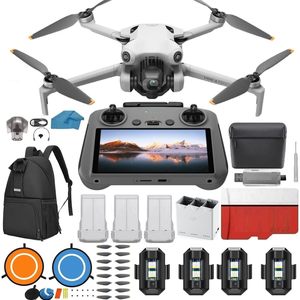 Mini 4 Pro Fly More Combo Plus RC 2, neuf, scellé dans sa boîte, avec télécommande à écran et batterie. - Product Image 4