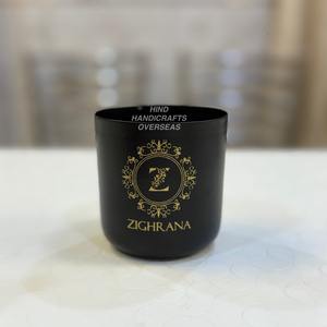 Pot à bougie métallique de qualité supérieure avec taille et design personnalisés en métal laiton de haute qualité pour la décoration intérieure d'Inde - Product Image 1