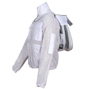 Venta al por mayor de suministros de fábrica, chaqueta de apicultura, ropa de apicultor de algodón transpirable, traje protector de abeja, ropa de seguridad - Product Image 3