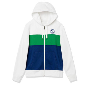 เสื้อฮู้ดซิปคุณภาพสูง สตรีทแวร์ สีพื้น แบบโอเวอร์ไซส์ - Product Image 1
