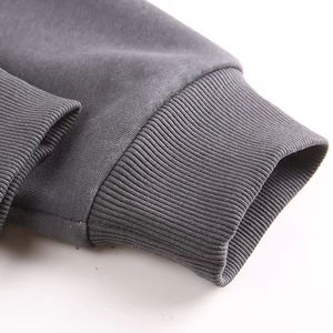 2025 Sudadera con capucha para hombre de alta calidad de talla grande con cremallera completa, ropa de calle, Sudadera con capucha de algodón con estampado de pantalla personalizado, fabricante - Product Image 5