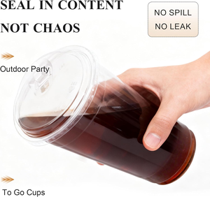 Clear Disposable Modern Punch <b>Cups</b> <b>Cold</b> <b>Cup</b> Sturdy Recyclable Biodegradable Eco-Friendly BPA Free Small Drinking Wedding - Product Image 2