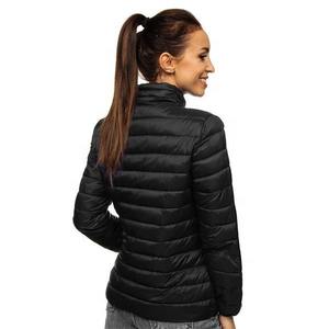 Veste rembourrée en coton à fermeture éclair chaude pour femmes Veste matelassée en duvet respirante à manches longues coupe ajustée - Product Image 6