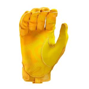Gants de football américain en silicone jaune sur mesure, nouvelle arrivée, design personnalisé, pour jeunes et adultes, pour l'extérieur - Product Image 3