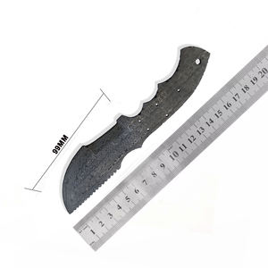 ใบมีดดาบล่าสัตว์เหล็กดามัสกัสคุณภาพสูง แบบเต็มด้าม ความทนทานสูง ขนาด 8 นิ้ว ใบมีดตรง สำหรับทำมีดตามแบบสั่งทำ รับผลิตแบบ OEM รับประกัน 3 ปี - Product Image 6
