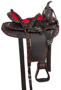 Selle de cheval en cuir synthétique de haute qualité Best-seller Western Barrel Racing Trail Selles Direct India-Disponible dans toutes les tailles - Product Image 3