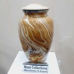 Urna de cremación estándar metálica de tamaño completo personalizada al por mayor, tarro conmemorativo personalizado, suministros funerarios personalizados al por mayor - Product Image 3