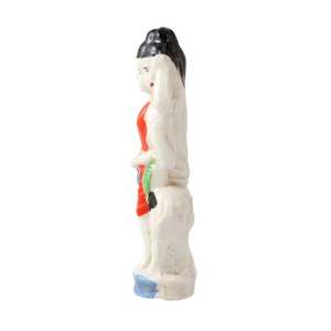 Estatua de porcelana hecha a mano para decoración del hogar, estatua de porcelana roja, blanca, roja, moderna, SNE-59 - Product Image 3