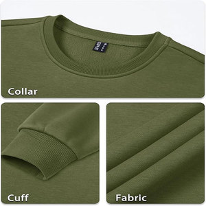 เสื้อสเวตเตอร์คอกลมใส่ได้ทั้งชายและหญิงเสื้อมีฮู้ดแบบสวมหัวปักแบบกำหนดเอง - Product Image 5