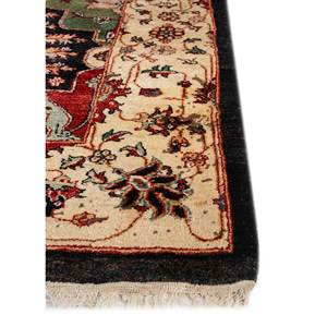 Tapis en laine noués à la main Aalam, motif floral et abstrait rouge et orange, pour la maison, 9x12 rectangulaire - pour salon, chambre à coucher, Pae-5508 - Product Image 4