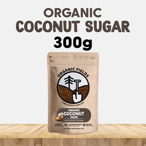 ORGANIC FIELDS 300g Organic Coconut Sugar Raw Granular Low GI Non-GMO Bag Packaging Natural Sweetness Sugar Alternatives - Product Image 6