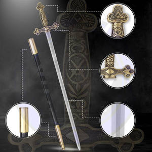 Espada Ceremonial Masónica Personalizable Hecha a Mano al por Mayor, Hoja de Acero de Damasco, Compás Cuadrado, Regalia, Mango de Latón, 3 Años de Garantía - Product Image 3