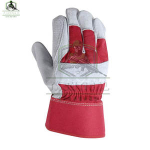 ถุงมือหนังวัวแท้แบบแยกส่วน ป้องกันฝ่ามือ ระบายอากาศได้ดี ยืดหยุ่น ไม่มีซิลิโคน ปรับแต่งได้ คุณภาพสูง ป้องกันแรงกระแทก - Product Image 2