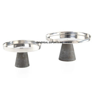 ถาดช็อคโกแลตโลหะทรงรีพร้อมแท่นไม้ถาดช็อคโกแลตแฮนด์เมดมีสไตล์คลาสสิก - Product Image 3