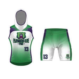 Camisetas Personalizadas de Rivalidades de Fútbol Americano, Conjuntos de Uniformes con Bandera para Hombre y Mujer, Sin Mangas, Transpirables, Ligeros, 100% Poliéster - Product Image 1