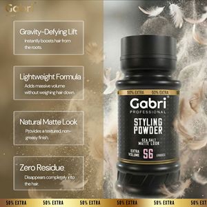 แว็กซ์จัดแต่งทรงผม Gabri Professional Retro S6 32 กรัม สูตรเกลือทะเล ให้ลุคแมทท์ เพิ่มวอลลุ่มพิเศษ จัดแต่งทรงได้ดีเยี่ยม ติดทนนาน ให้ลุคธรรมชาติ - Product Image 3