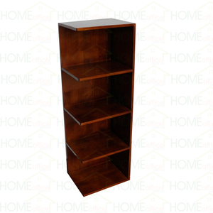 Estantería Esquinera de Madera de Nogal Marrón de 5 Niveles KGT68006 Tipo Vertical para Sala de Estar - Product Image 2