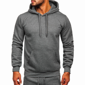 Survêtements de jogging en coton de couleur grise pour hommes survêtements d'hiver de haute qualité en polaire pour hommes - Product Image 6