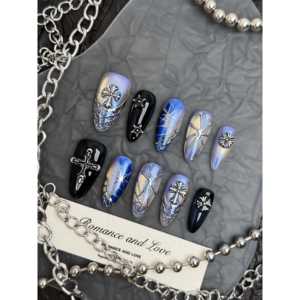 Celestial Oath Press on Nail Art - Decoración de uñas elegante con diseño elegante - Product Image 3