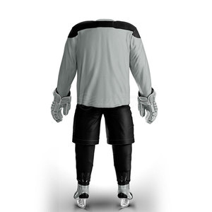 Uniforme de hockey sur glace pour hommes adultes 2025, respirant, à séchage rapide, logo personnalisé sur le devant, fabrication sur mesure pour la vente en ligne - Product Image 6