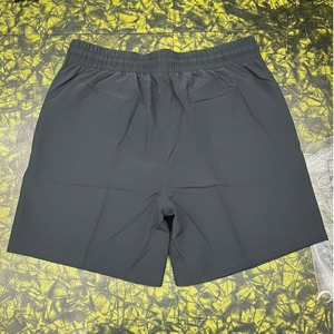 Shorts de sport en coton et lin, été, uni, taille haute, shorts noirs pour femmes, grande taille, basique, décontracté, pantalon court - Product Image 2