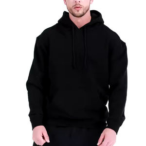 Sweat-shirt et sweat à capuche surdimensionnés pour homme, poids lourd, logo personnalisé OEM, mode streetwear, broderie pour l'hiver - Product Image 3