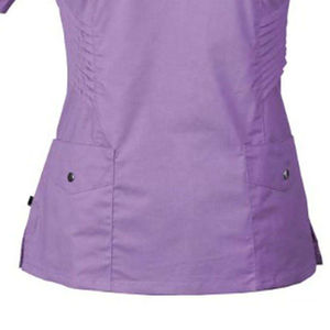 Uniforme de gommage d'hôpital pour femmes en gros 100% tissu de toile de coton costume d'infirmière à séchage rapide fabriqué au Pakistan - Product Image 6