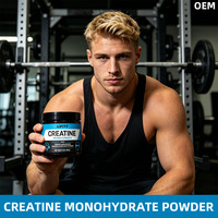 Créatine monohydrate en poudre de haute pureté, micronisée, sans arôme, nutrition sportive, en vrac, fournisseur de compléments alimentaires OEM ODM, étiquette privée