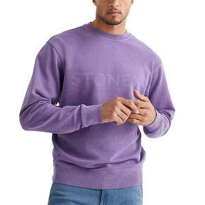 Custom Oversize Hip Hop Boxy Fit Hombres Sudadera Premium Heavy Algodón Poliéster Cuello Redondo Tallas XS 6XL Puff Technics Patrón 3D - Product Image 3