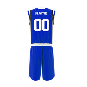 Ensemble de maillots de basket-ball à sublimation personnalisée unisexe uniforme d'équipe à quantité minimale de commande bas avec motif de vêtements de sport à logo comprenant des chemises et des shorts 2025 - Product Image 6
