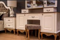 Ensemble de chambre à coucher DOSIN en chêne massif traditionnel, design pliable, haute qualité, confortable et luxueux, modèle DS23125