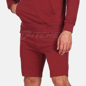 Concevez votre propre logo personnalisé hommes Shorts 100% coton solide décontracté taille moyenne écologique séchage rapide respirant meilleure vente - Product Image 5
