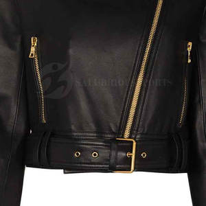 Vestes en cuir de mouton de haute qualité pour femmes Logo personnalisé Vêtements de plein air respirants - Product Image 5