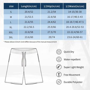 กางเกงชายหาดชายหาดชายกางเกงว่ายน้ำชายหาดโต้คลื่นระบายอากาศได้สายรัดเอวยางยืดพร้อมเชือกรัด3มิติ - Product Image 6