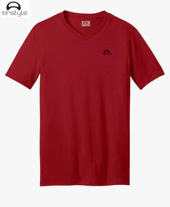 T-shirts pour hommes en coton 100% de qualité supérieure, poids lourd, 220 GSM, blancs, grande taille, avec logo personnalisé - Product Image 3